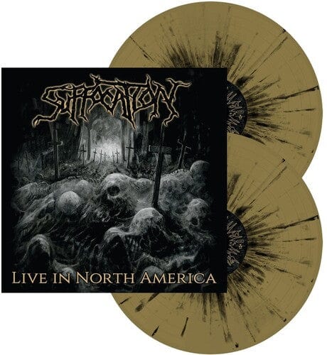 Suffocation Music > Vinyl Records Suffocation - Live In North America (Iex) (Gold & Black Splatter 4065629614317 NBA6143.1