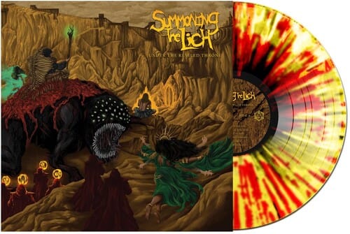 Summoning the Lich Music > Vinyl Records Summoning the Lich - Under The Reviled Throne (Colored Vinyl, Yellow, Black, Red, Splatter) 656191057714 PRST105771.1