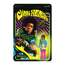 ReAction Figure: Jimi Hendrix (Glow in Black Light)