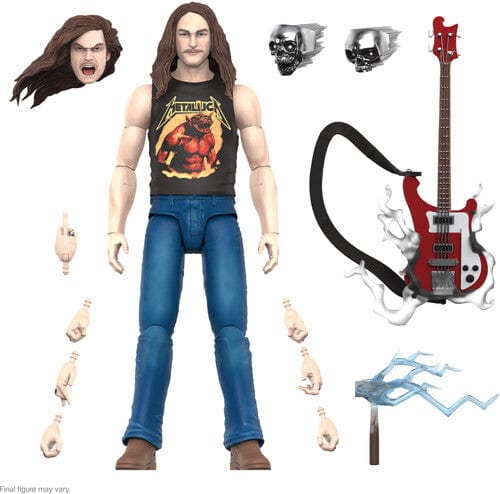 Super7 Toys > Action Figures > Super7 Ultimates!: Metallica - Cliff Burton, Superhero Poster 840049886636 SUSV86636