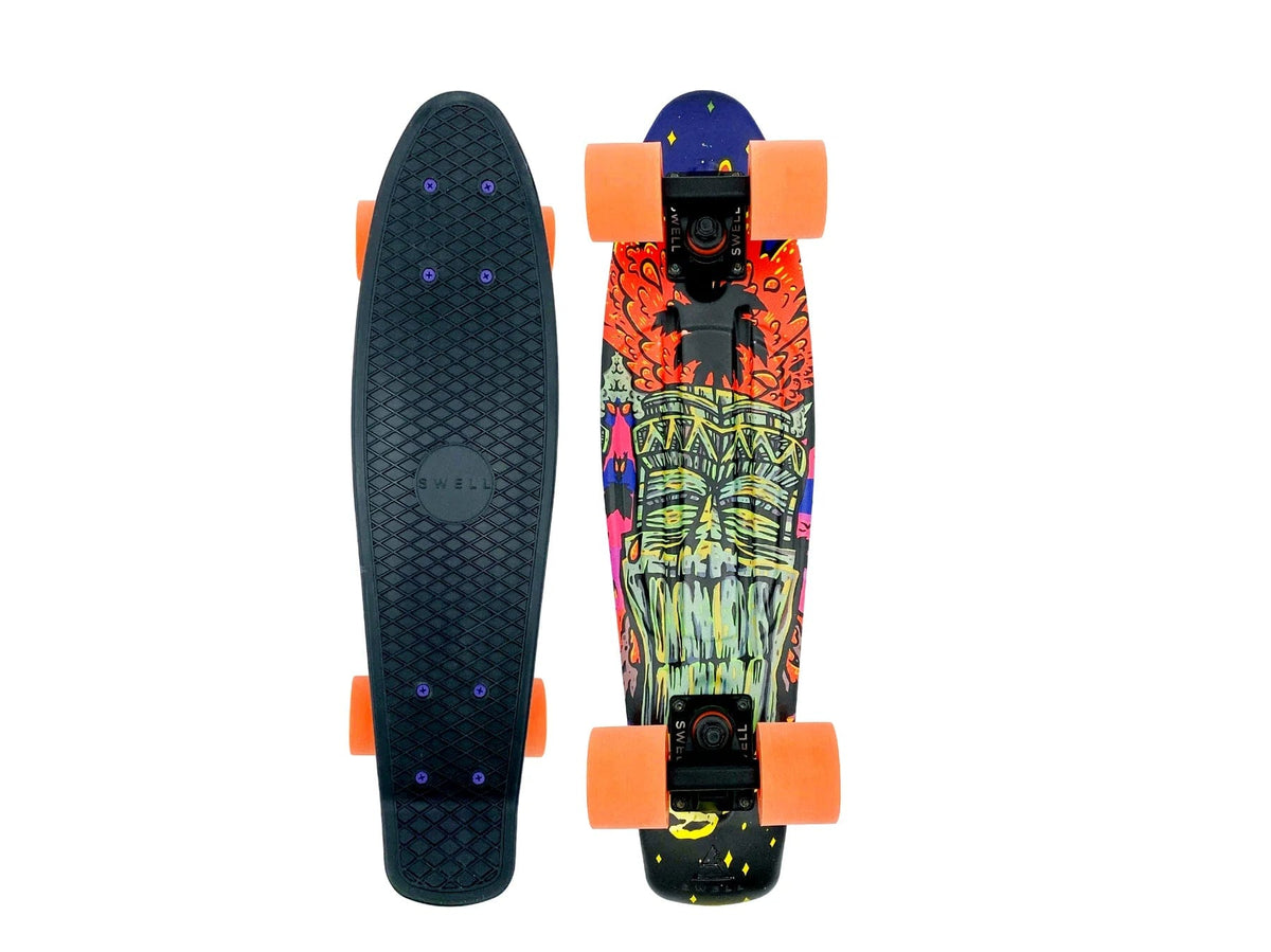 Swell Skateboards > Complete Boards Swell: Complete Tiki Volcano, 6" X 22" 85185788