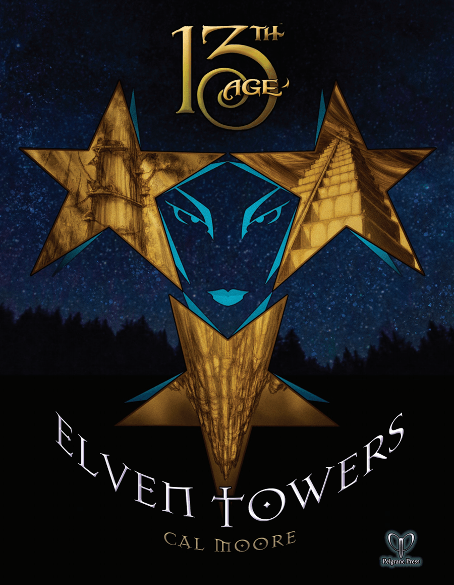 --- Tabletop Games > Role-Playing Games 13th Age: Elven Towers 9781912324385 PEL 13A22