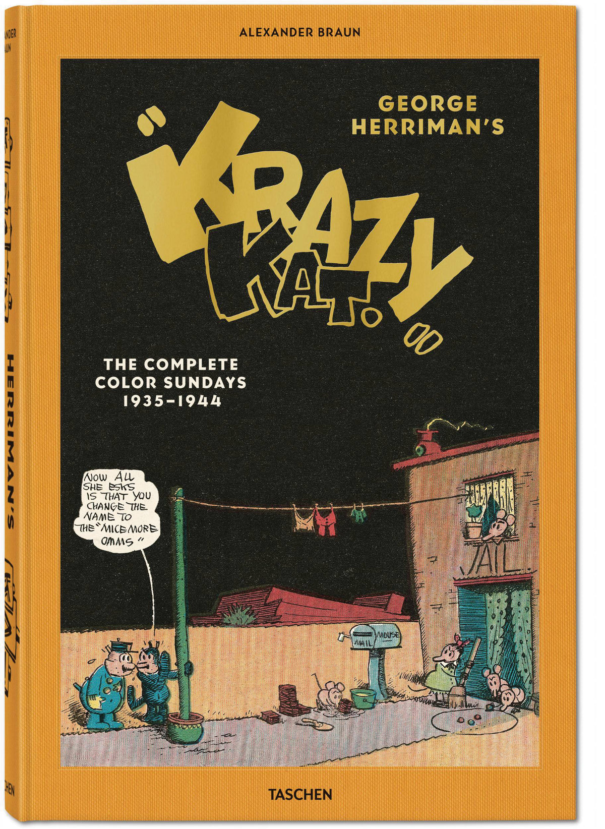 TASCHEN AMERICA L.L.C. Graphic Novel GEORGE HERRIMAN COMPLETE KRAZY KAT IN COLOR 1935-1944 HC 9783754401309 NOV241840
