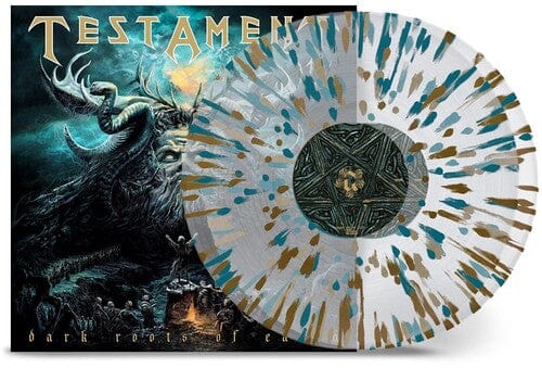 Nuclear Blast America, INC Music > Vinyl Records Testament - Dark Roots of Earth - Clear Gold Green Splatter (Colored Vinyl, Clear Vinyl, Gold, Green, Gatefold LP Jacket) 727361296834 NBA29683.1