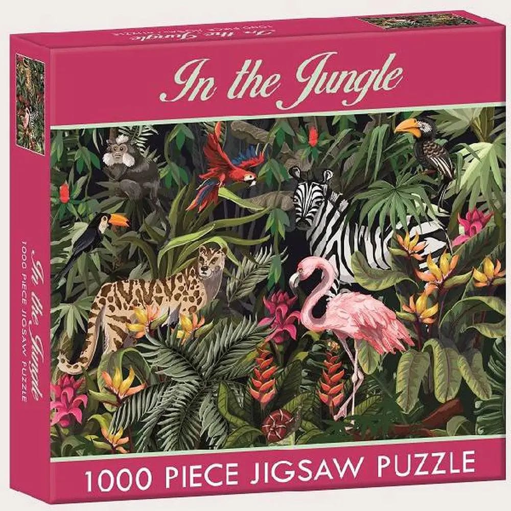 Texas Bookman Puzzles > Jigsaw Puzzles In the Jungle 1000 Piece Puzzle 9781804102671 2204583