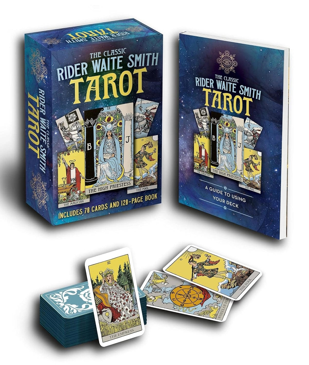 Texas Bookman Tarot Cards Classic Rider Waite Smith Tarot Book & Card Deck 9781398815827 2306074
