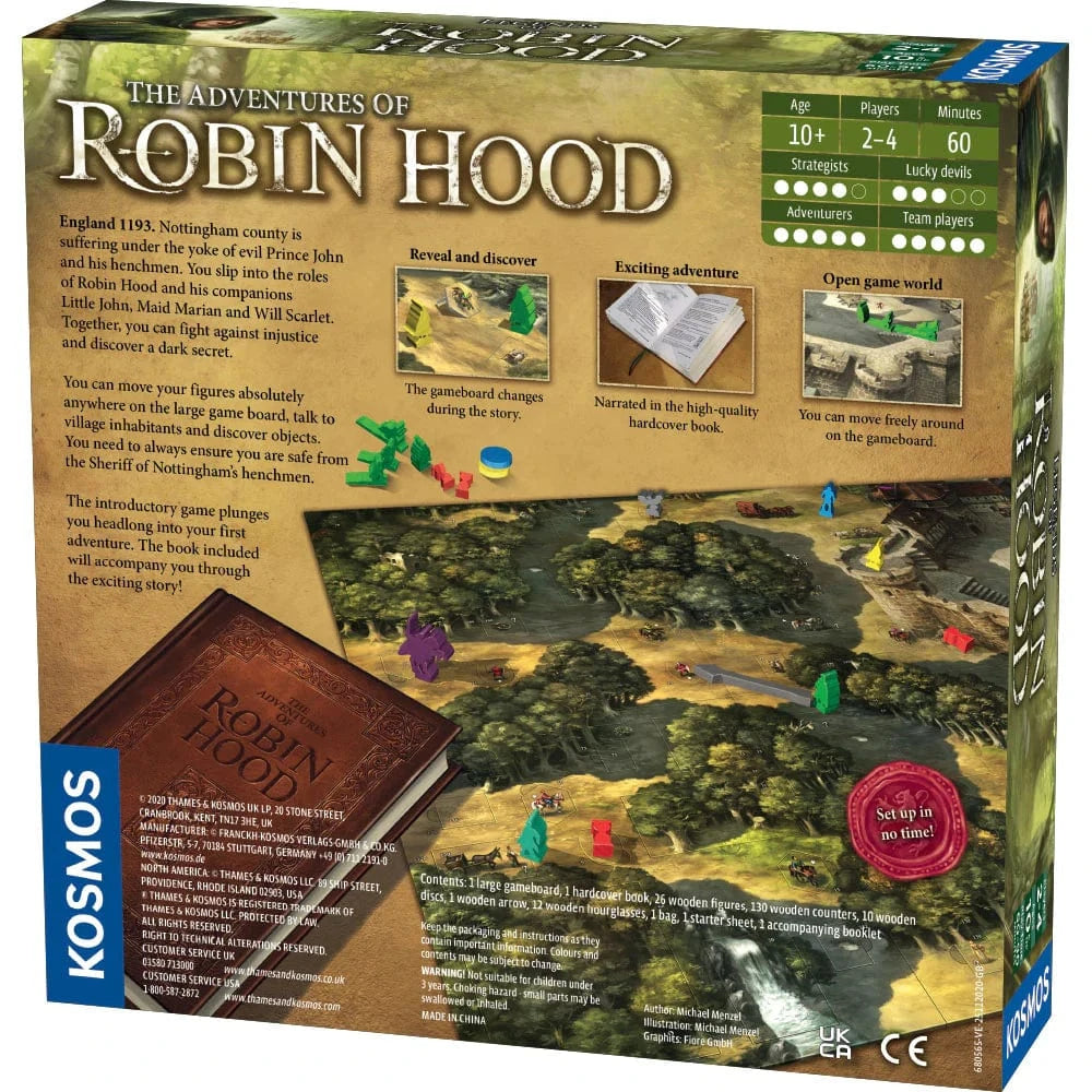 Thames & Kosmos Board Games > Large Box Games Adventures of Robin Hood 814743015937 TAK 680565