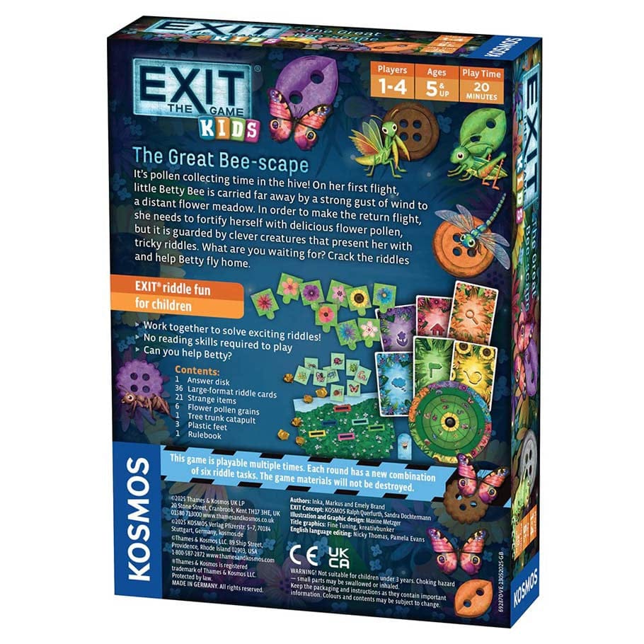 Thames & Kosmos Board Games > Small Box Games EXIT Kids: The Great Bee-scape 5060282512153 THK692870