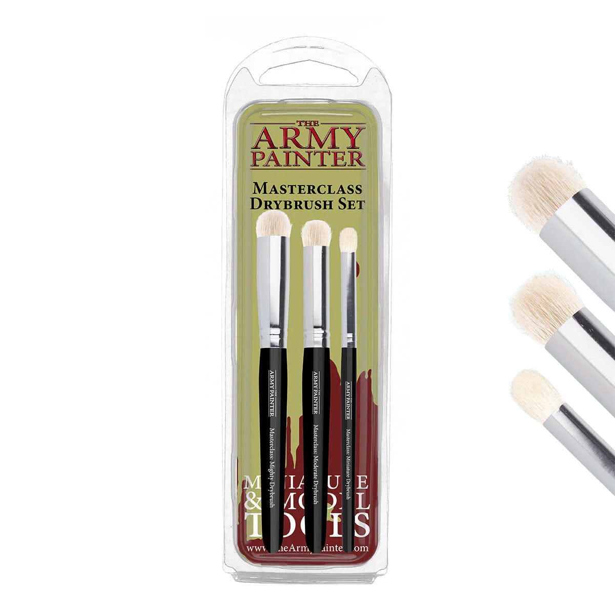The Army Painter Hobby Supplies > Brushes Army Painter: Masterclass Drybrush Set 5713799505407 TAP TL5054