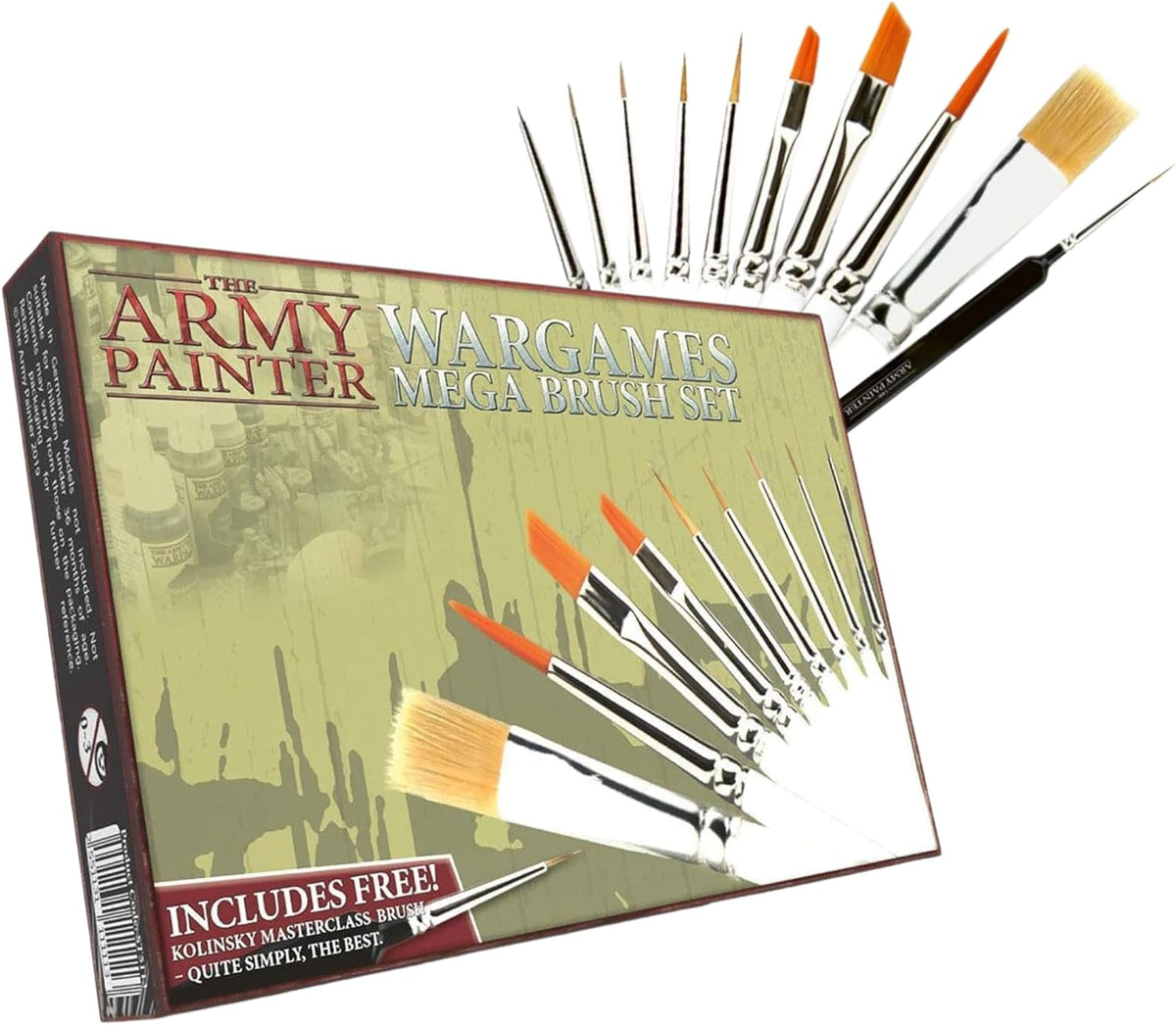 The Army Painter Hobby Supplies > Brushes Army Painter: Mega Brush Starter Set 5713799511309 TAP ST5113