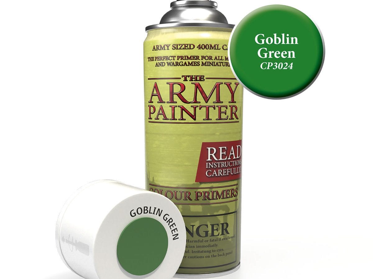 The Army Painter Hobby Supplies > Paints Army Painter: Colour Primer - Goblin Green 2530241111114 TAP CP3024