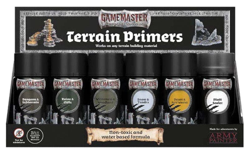 The Army Painter Hobby Supplies > Paints Army Painter: Gamemaster Terrain Primer Display 5713799300095 TAP GM3000P