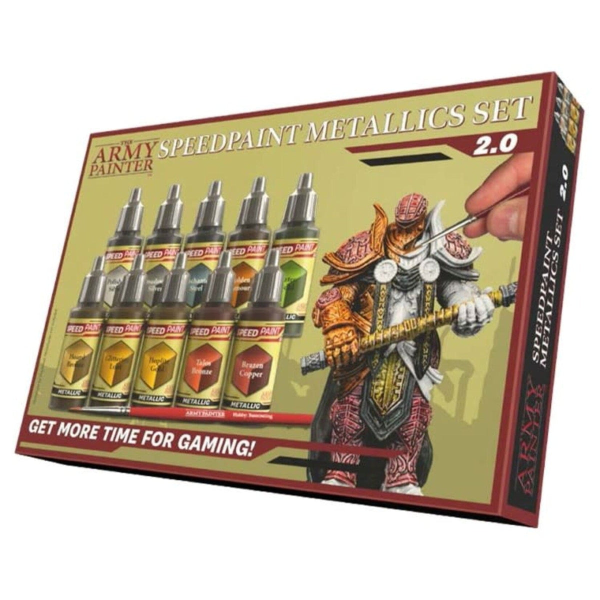 The Army Painter Hobby Supplies > Paints Army Painter: Speedpaint - Metallics Set 2.0 5713799806207 TAP WP8062