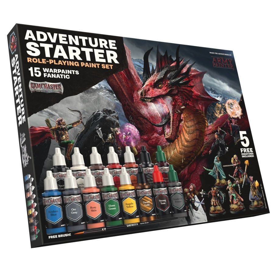 The Army Painter Hobby Supplies > Paints GameMaster: Adventure Starter RPG Paint Set 5713799100817 AMYGM1008