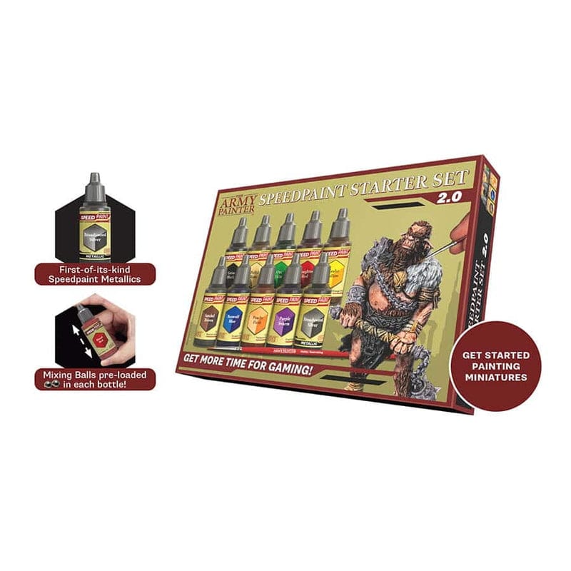 The Army Painter Hobby Supplies > Paints Speedpaint: Starter Set 2.0 5713799805903 TAP WP8059