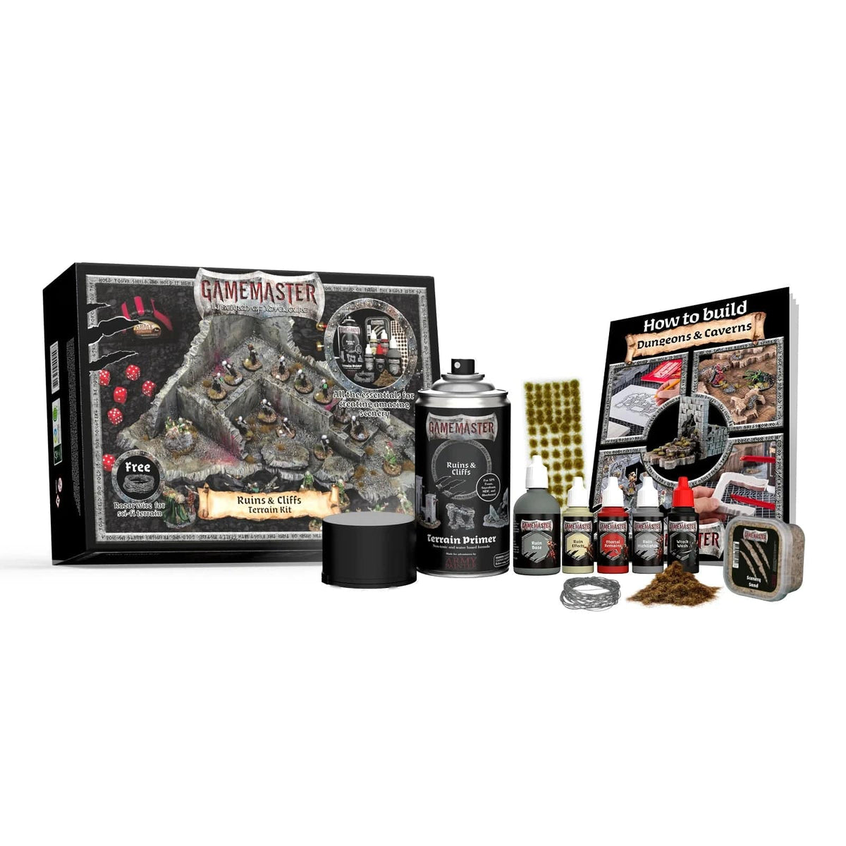 The Army Painter Hobby Supplies > Supply Kits Army Painter: Gamemaster - Ruins & Cliffs Terrain Kit 5713799400498 TAP GM4004