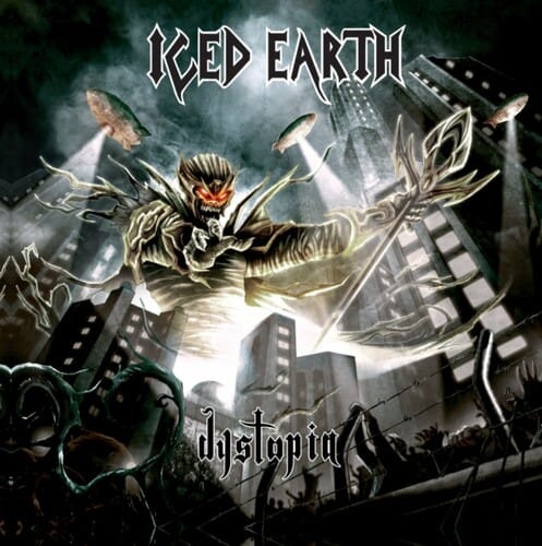 The Circle Music Music > Vinyl Records Iced Earth - Dystopia (Limited Edition, Colored Vinyl, Black, Red, 3 Dimensional) 617669420966 TCIC36170122.1