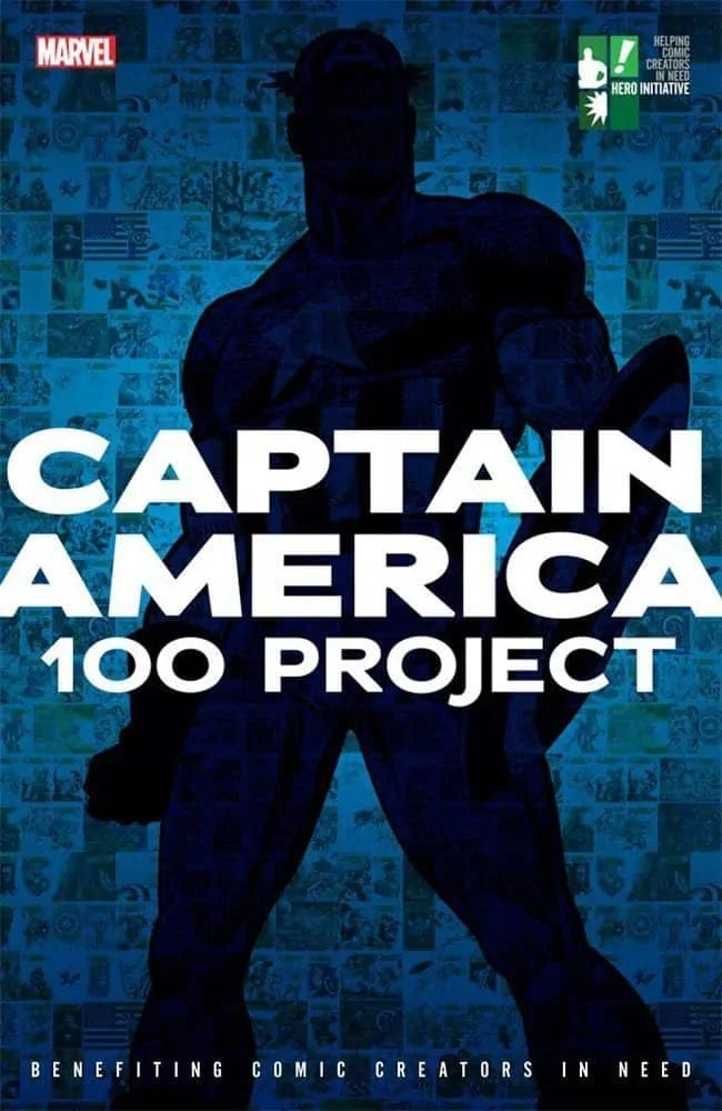 THE HERO INITIATIVE Graphic Novel > Hero Initiative Hero Initiative: CAPTAIN AMERICA 100 PROJECT TP 9780988175723 TE-HEROINITIATIVE-CAPAMERICA100TP