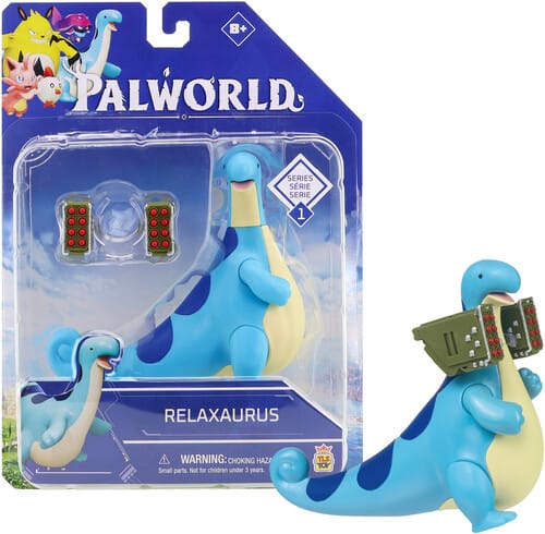 The Loyal Subjects Wave 2, Llc Toys > Action Figures > Other Action Figures Palworld 4" Articulated Figure — Relaxaurus (The Loyal Subjects) 810122585381 TLS85381