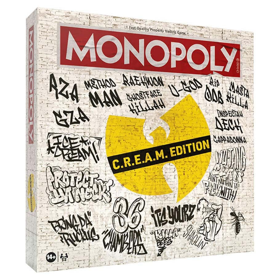 The Op Games Board Games Monopoly: Wu-Tang Clan 700304159571 USOMN180777