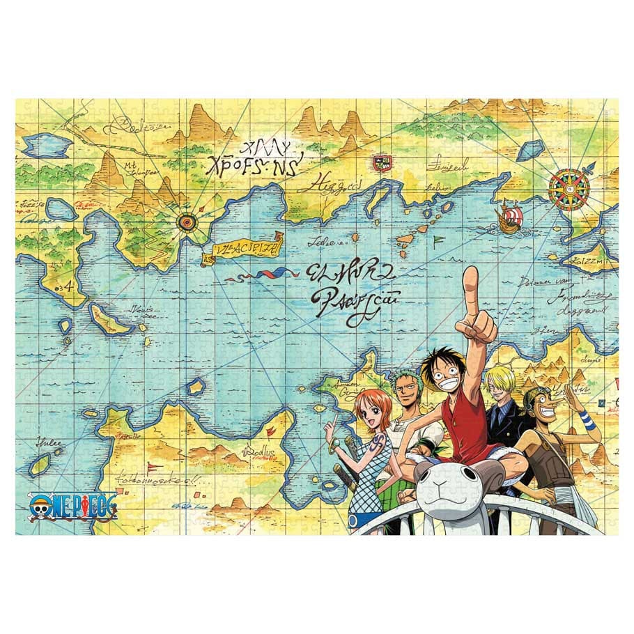 The Op Games Board Games Puzzle: One Piece "Sailing The Going Merry" 1000 piece 700304160522 USOPZ113879