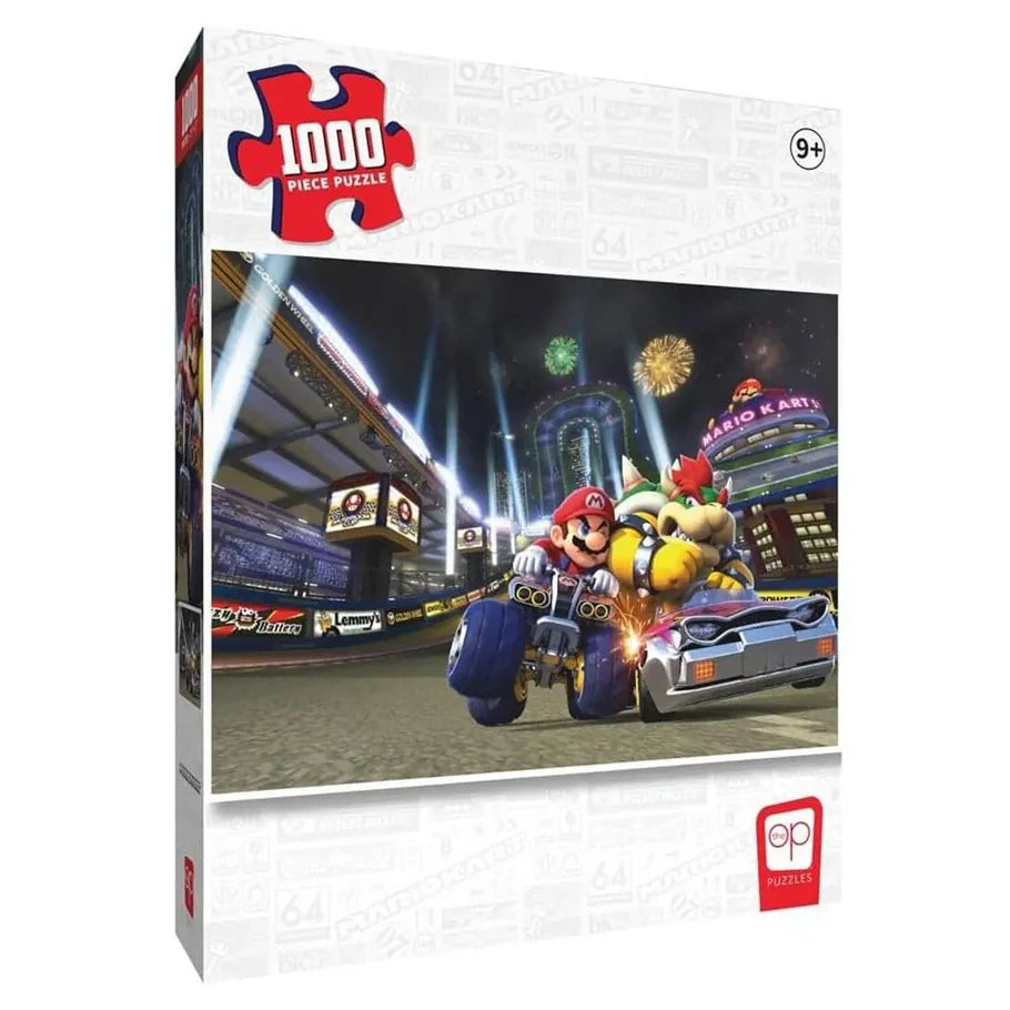 The Op Games Puzzles > Jigsaw Puzzles Puzzle: Mario Kart "Light Up The Night" 1000 pieces 700304160096 USOPZ005922