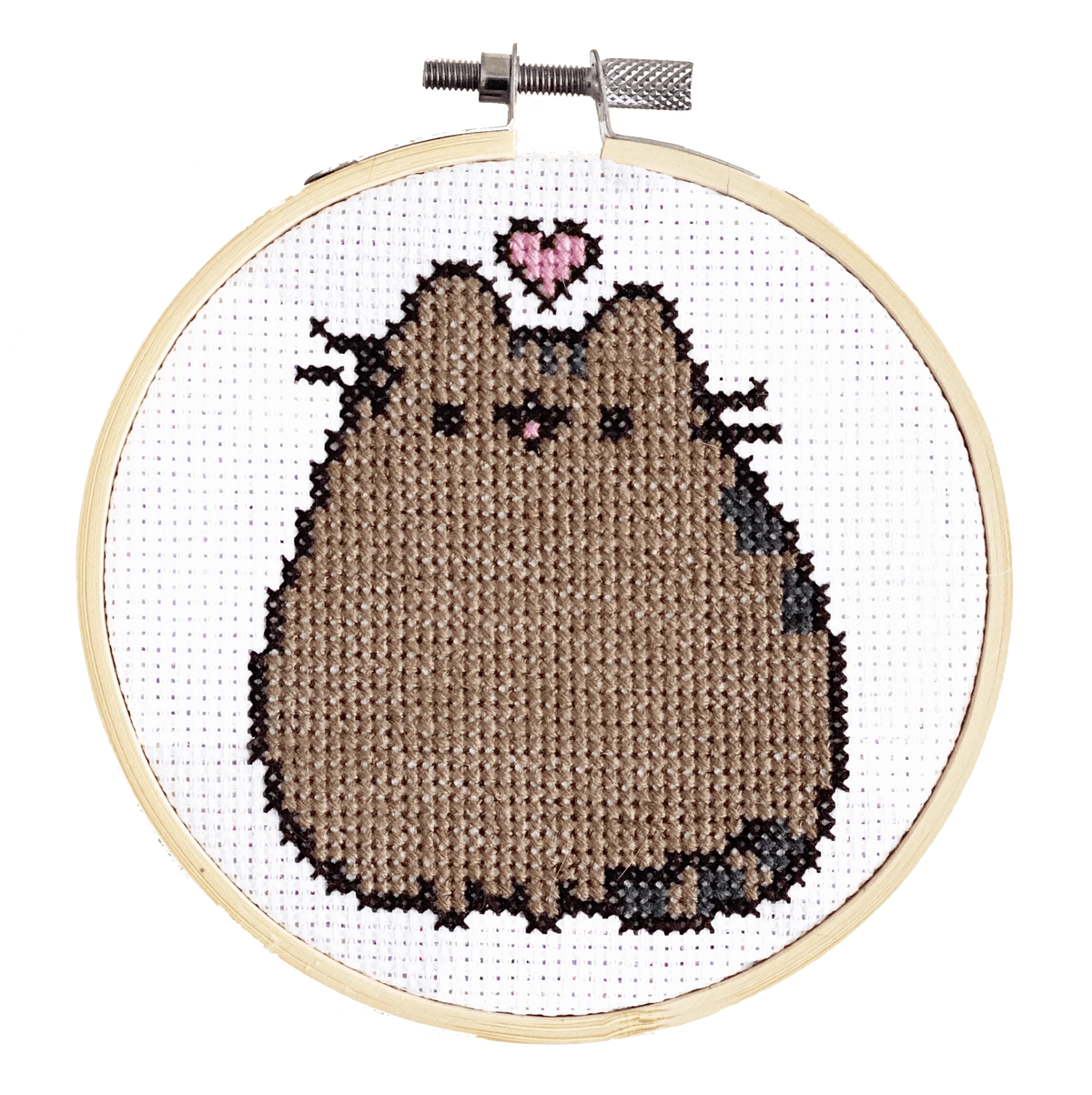 TheCloudFactory Hobby Supplies > Supply Kits Pusheen - Diy Cross Stitch Kit 83379964