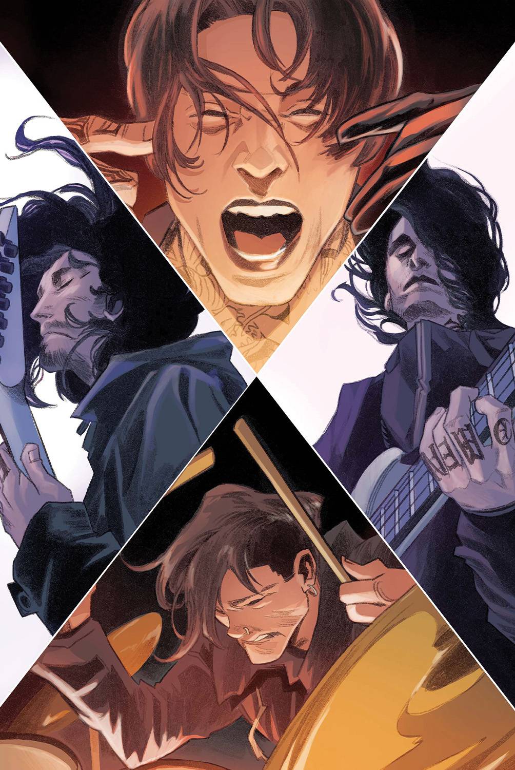 Massive - Sumerian Comics Comic Books > Incentives BAD OMENS CONCRETE JUNGLE #1 (OF 4) CVR F 1:25 INCV (MR) 72355236066700161 JUL231078