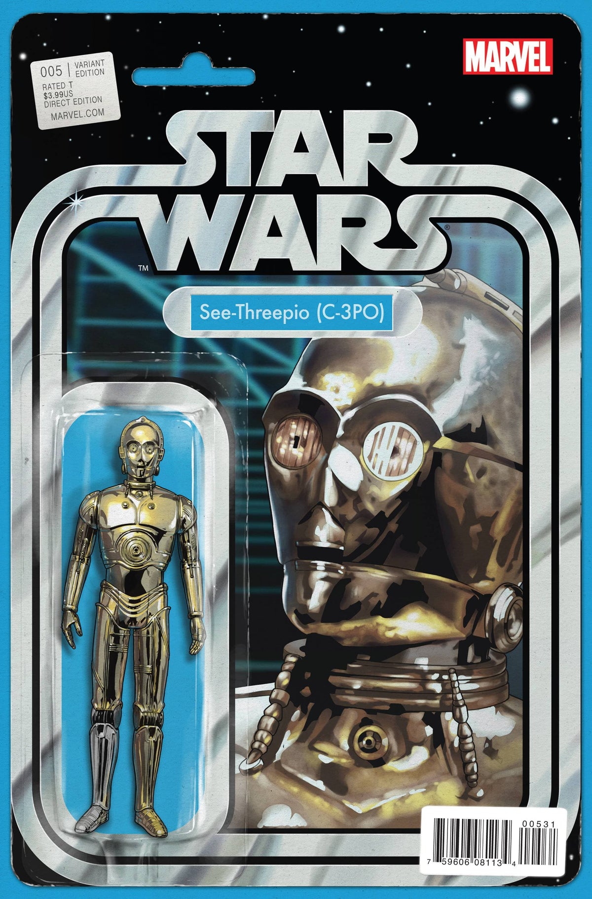 Third Eye Comics Comic Books STAR WARS #5 CHRISTOPHER ACTION FIGURE VAR 75960608113400531
