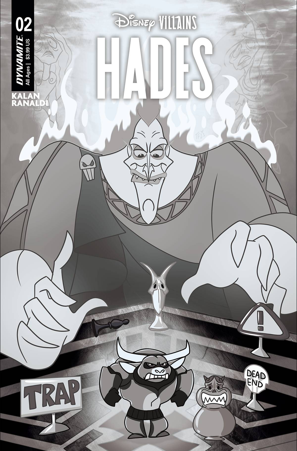 Dynamite Comic Books > Incentives DISNEY VILLAINS HADES #2 CVR H 1:20 INCV FORSTNER LINE AR 72513033283702081 JUL230271