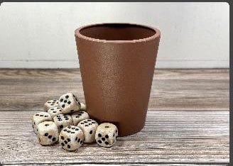 Third Eye Comics Game Supplies > Dice Towers/Trays/Cups Flexible Dice Cup - Brown 601982041656 CHX 89009