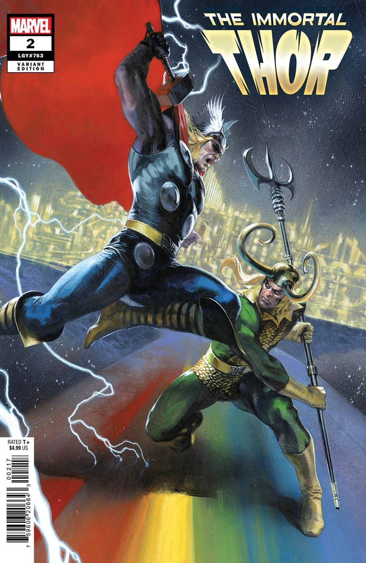 Third Eye Comics Comic Books > Incentives IMMORTAL THOR #2 1:25 INCV GABRIELE DELL`OTTO VAR 75960620664300217 JUL230594