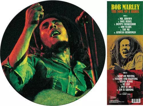 Third Eye Comics Music > Vinyl Records Bob Marley - Soul of a Rebel, a Gorgeous Picture Disc Vinyl 889466176111 GLLN1761.1