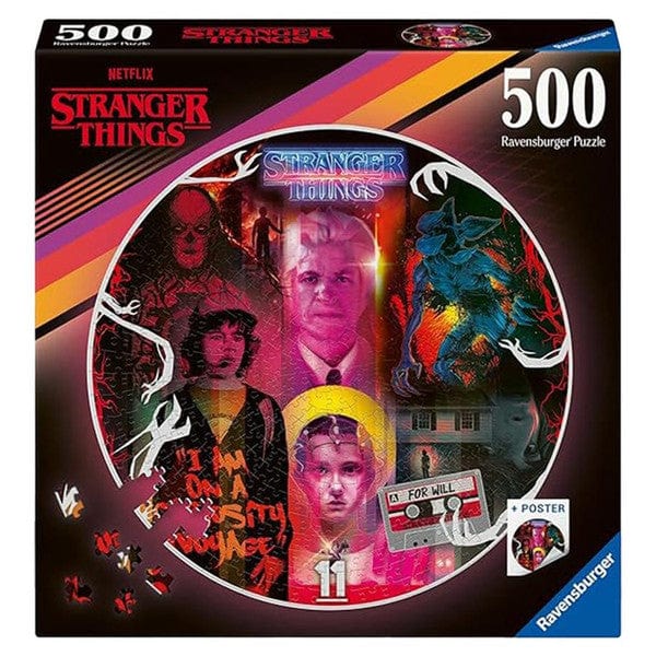 Third Eye Comics Puzzle: Stranger Things 500 Piece (Round) 4005555012276 RVB12001227