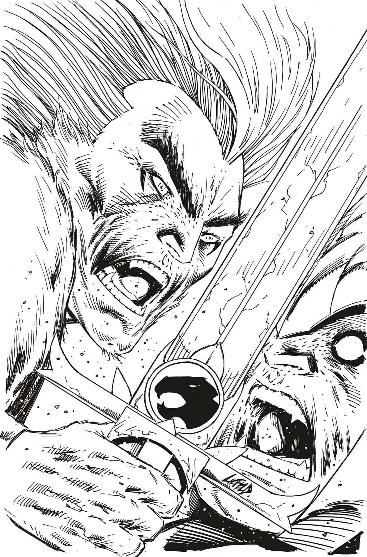 Dynamite Comic Books > Incentives THUNDERCATS #2 CVR ZD 1:11 FOC INCV LIEFELD B&W VIRGIN 72513034116702291 JAN247374