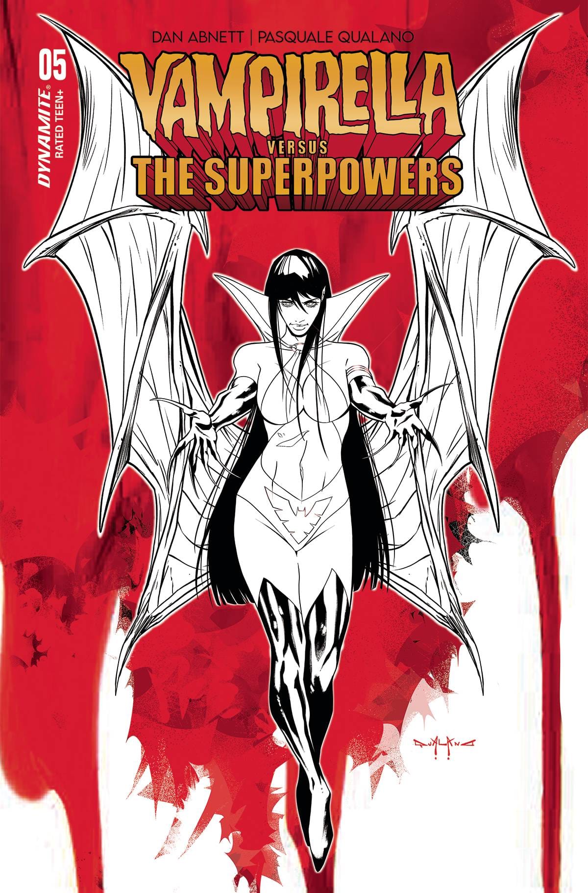 Third Eye Comics Comic Books > Incentives VAMPIRELLA VS SUPERPOWERS #5 CVR H 1:10 INCV QUALANO LINE 72513033021505081 JUL230393