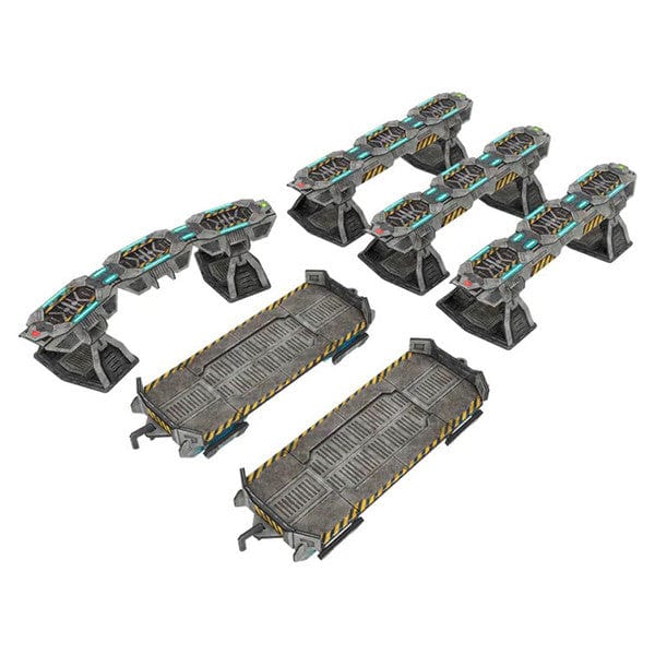 Tinker House Games Hobby Supplies > Terrain TinkerTurf Sci-Fi: MagLev Rail Add-on - Neutral Theme 855223008377 THGTTMLANEU