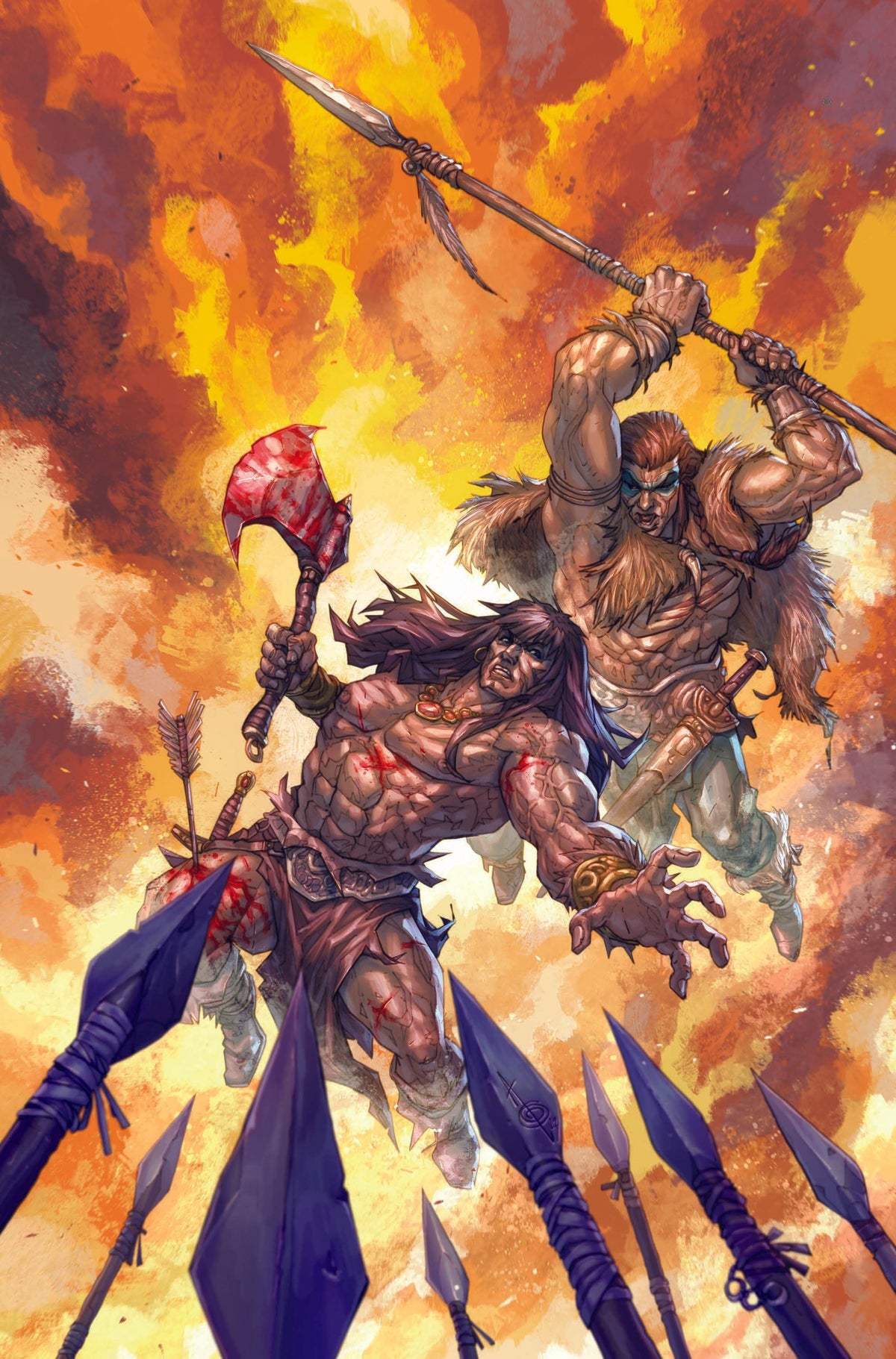 TITAN COMICS Comic Books CONAN BARBARIAN #10 FOC QUAH VIRGIN (MR) 79361173648101051 FEB247890