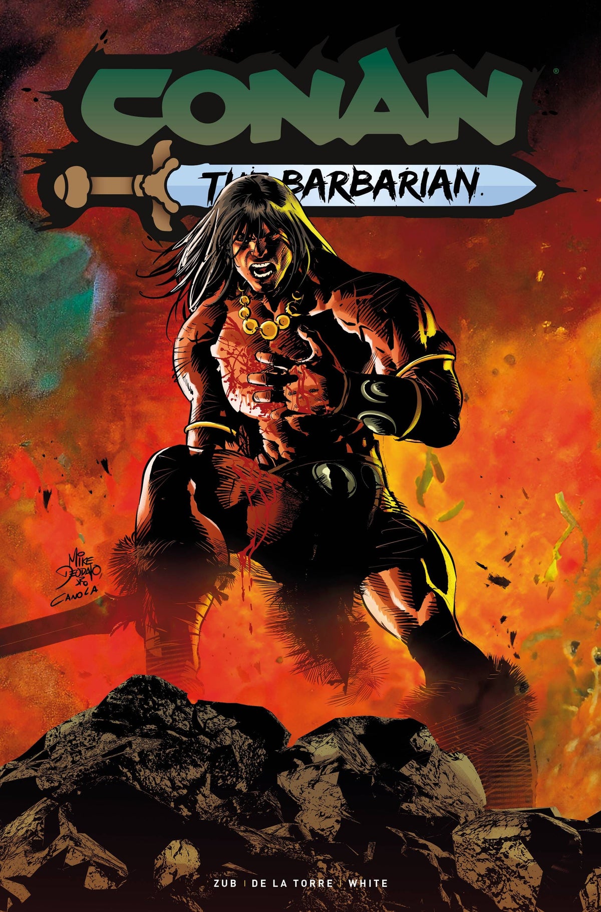 TITAN COMICS Comic Books CONAN BARBARIAN #9 CVR A DEODATO (MR) 79361173648100911 JAN240436