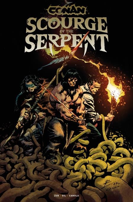 Titan Comics Comic Books CONAN THE BARBARIAN SCOURGE OF THE SERPENT #4 (OF 4) CVR A ROBERTO DE LA TORRE (MR) 65946038031500411 1025TN0951