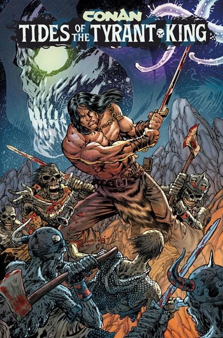 Titan Comics Comic Books CONAN THE BARBARIAN TIDES OF THE TYRANT KING #1 (OF 4) CVR D JESUS MERINO VAR (MR) (Release Date: 09/23/2026) 65946000603101041 0726TN1241