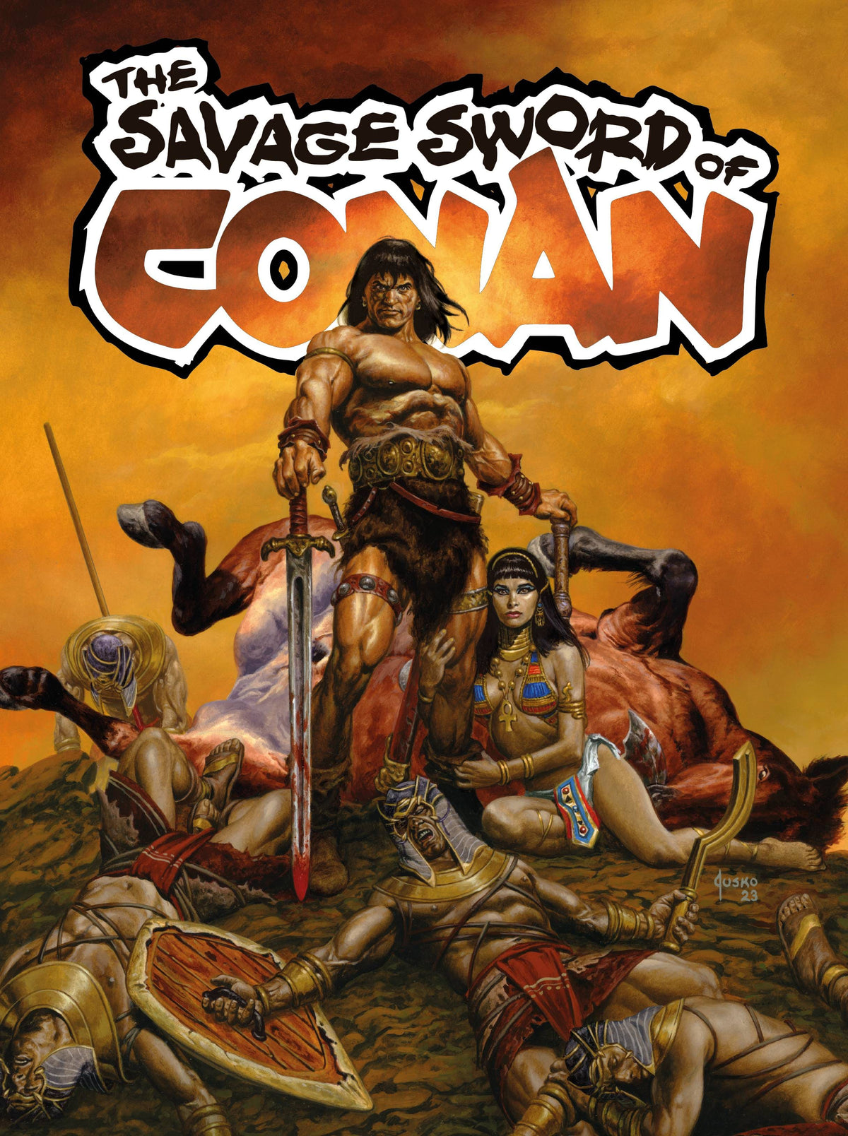 TITAN COMICS Comic Books Savage Sword Of Conan #1 (Of 6) Cvr A Jusko 79361173690000111 DEC230822
