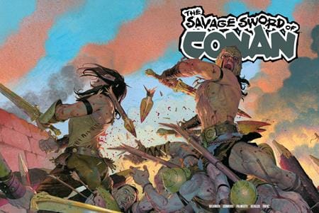 Titan Comics Comic Books SAVAGE SWORD OF CONAN #15 CVR D ESAD RIBIC WRAPAROUND CARDSTOCK VAR (MR) 79361173690001541 0526TN1266
