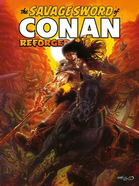 Titan Comics Comic Books SAVAGE SWORD OF CONAN REFORGED #6 CVR A TONY HARRIS CARDSTOCK (MR) (Release Date: 08/12/2026) 0626TN1146