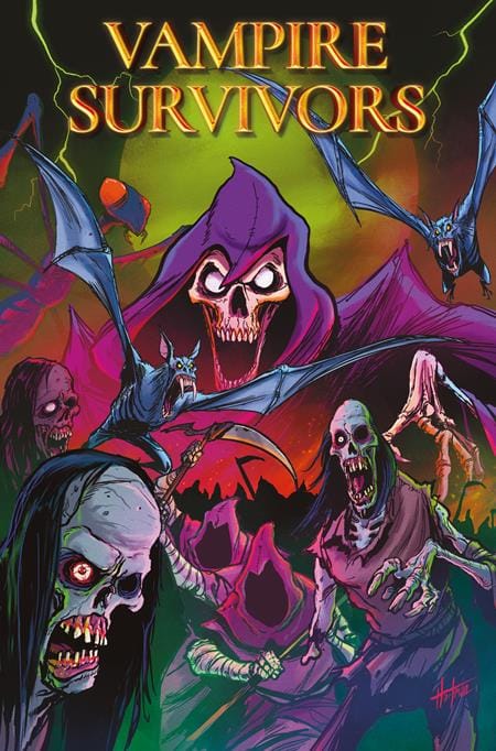 Titan Comics Comic Books VAMPIRE SURVIVORS #1 (OF 4) CVR E DAVID HARTMAN FOIL VAR (Release Date: 09/09/2026) 65946033781400151 0726TN1234