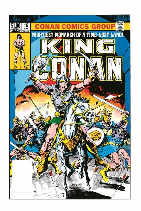 Titan Comics Graphic Novel KING CONAN THE ORIGINAL COMICS OMNIBUS HC VOL 01 DIRECT MARKET EXCLUSIVE MARC SILVESTRI VAR (MR) 9781787744813 0425TN714