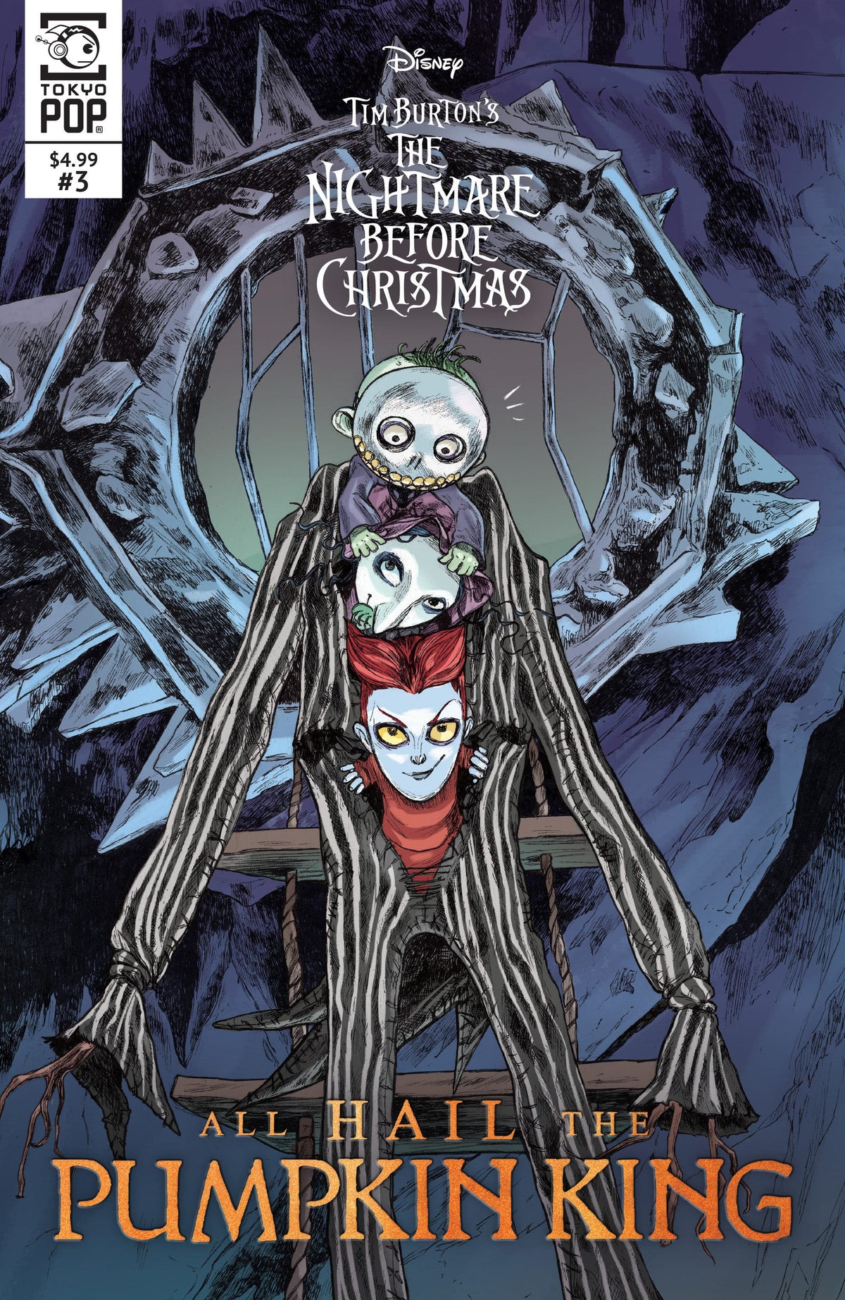 Tokyopop Comic Books Disney Tim Burton's The Nightmare Before Christmas: All Hail the Pumpkin King, Issue #3 (Release Date: 09/09/2026) 64557390089200311 PRH-64557390089200311