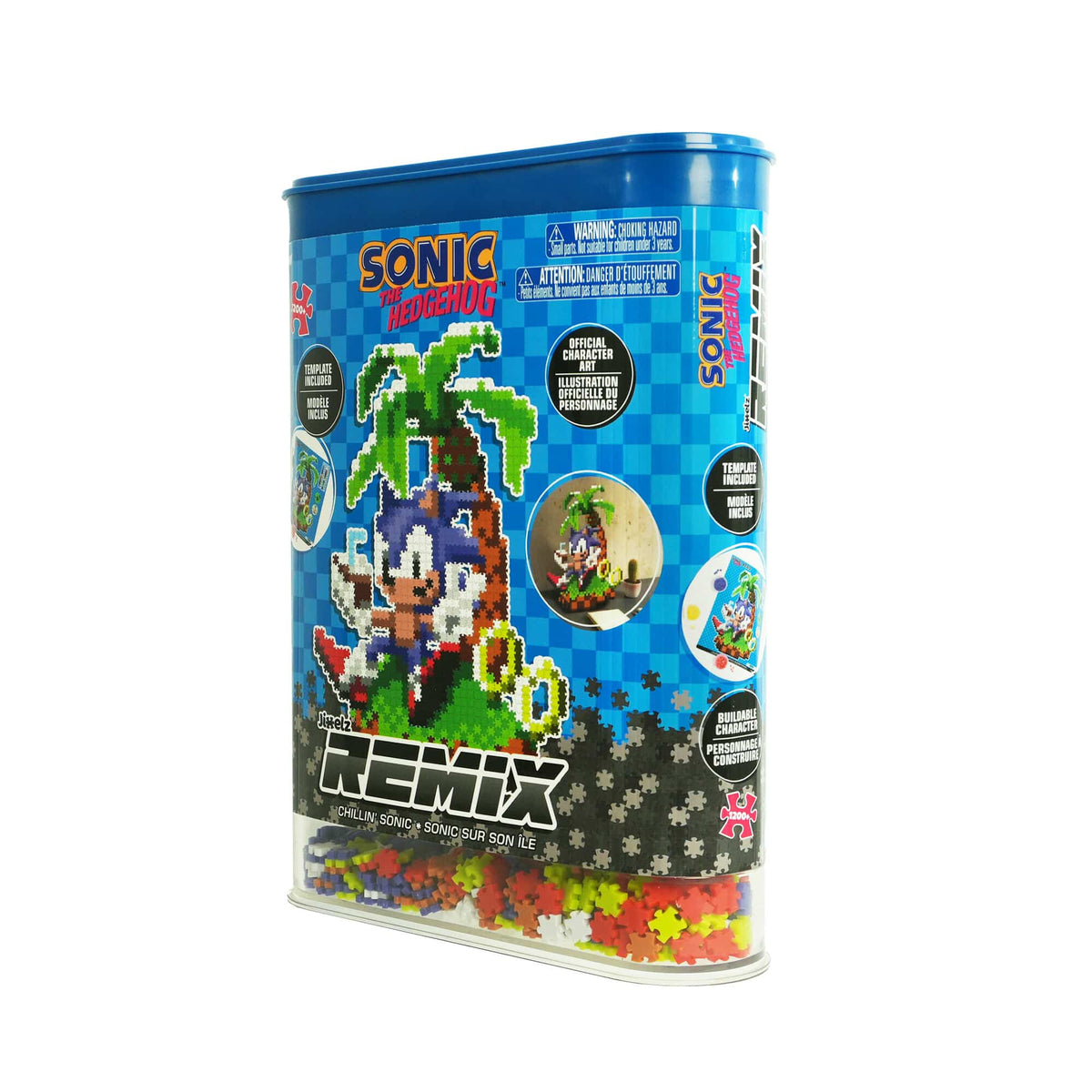 Tomy Toys > Other Toys Sonic the Hedgehog: Jixelz Remix Craft Kit - Chillin' Sonic 5011666736870 T73687