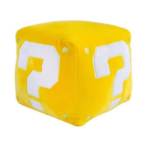Tomy Toys > Plushies Club Mocchi-Mocchi: Super Mario - ? Block 15" 053941128876 T12887