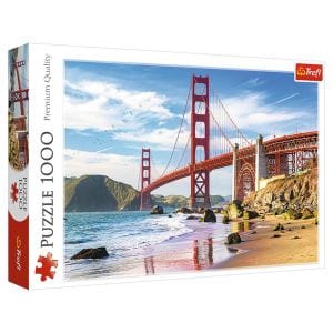 Trefl USA Puzzles > Jigsaw Puzzles Puzzle: Golden Gate Bridge, San Francisco, USA 1000 Piece (Trefl Red) 5900511107227 TRE10722